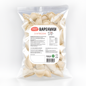 Вареники з мясом зам. 1000г