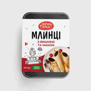 Млинці з вишнею та маком зам. 350г