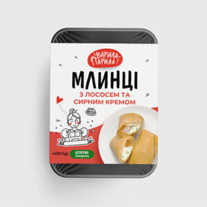 Млинці з лососем та сирним кремом зам. 400г