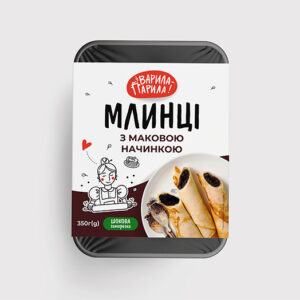 Млинці з маковою начинкою зам. 350г