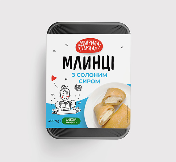 Млинці з солоним сиром