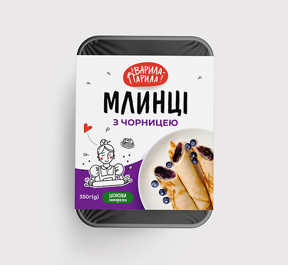 Млинці з чорницею