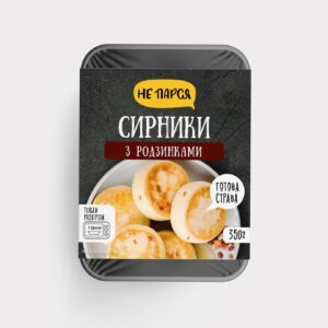 Сирники з родзинками смажені зам. 350г