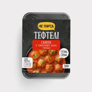 Тефтелі свинні в томат.соус.тушков.зам. 500г